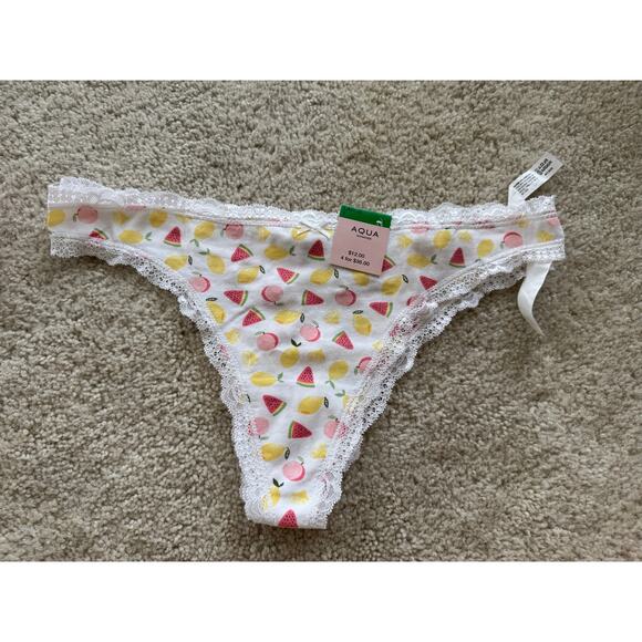 Women’s Aqua Thong Panties – L – Multiple Colors & Prints – Sexy Comfortable NWT - Picture 10 of 14